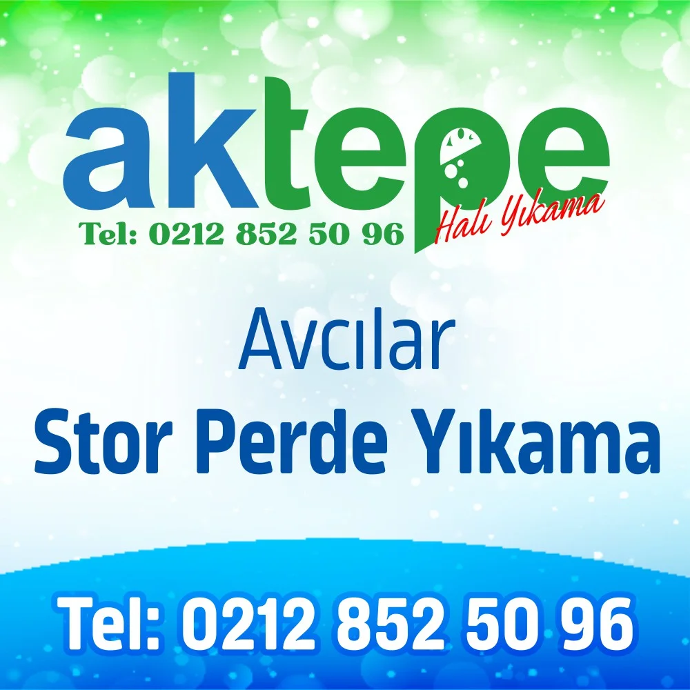 Avcılar Stor Perde Yıkama