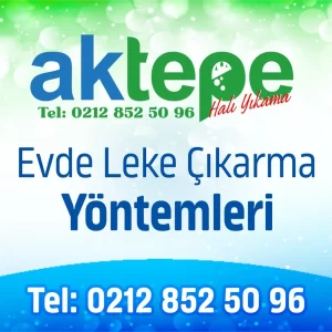 Evde Halı Lekesi Çıkarma Yöntemleri